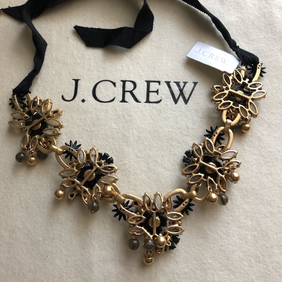 NWT J. Crew Midnight crystal necklace - Picture 7 of 7